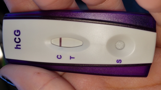 First Signal One Step Pregnancy Test, 8 Days Post Ovulation, Cycle Day 27