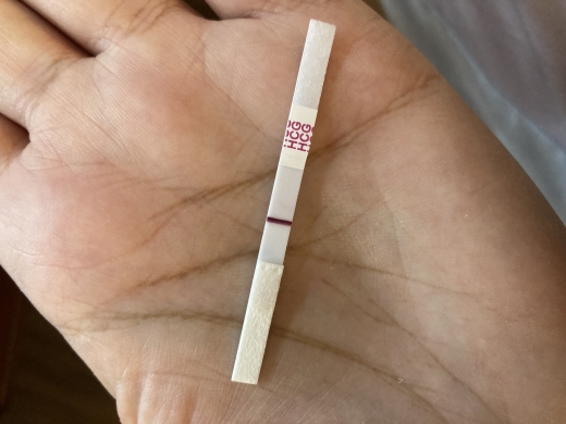 New Choice (Dollar Tree) Pregnancy Test, 12 Days Post Ovulation, Cycle Day 27