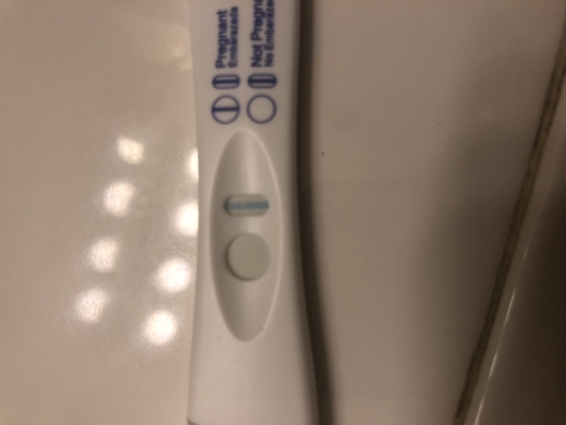 CVS Early Result Pregnancy Test, 21 Days Post Ovulation, FMU, Cycle Day 45