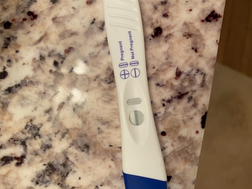 CVS One Step Pregnancy Test, 21 Days Post Ovulation, FMU
