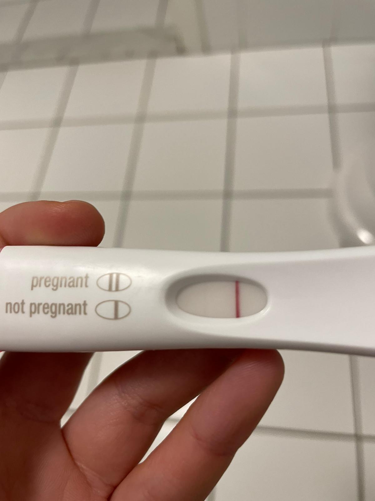 First Response Rapid Pregnancy Test, 18 Days Post Ovulation, FMU