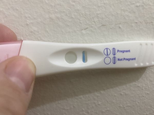 CVS Early Result Pregnancy Test, 9 Days Post Ovulation, FMU, Cycle Day 23