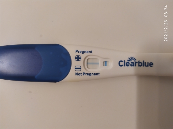 Clearblue Plus Pregnancy Test, 15 Days Post Ovulation, FMU, Cycle Day 27