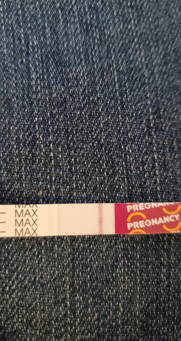 Wondfo Test Strips Pregnancy Test, 12 Days Post Ovulation, Cycle Day 27