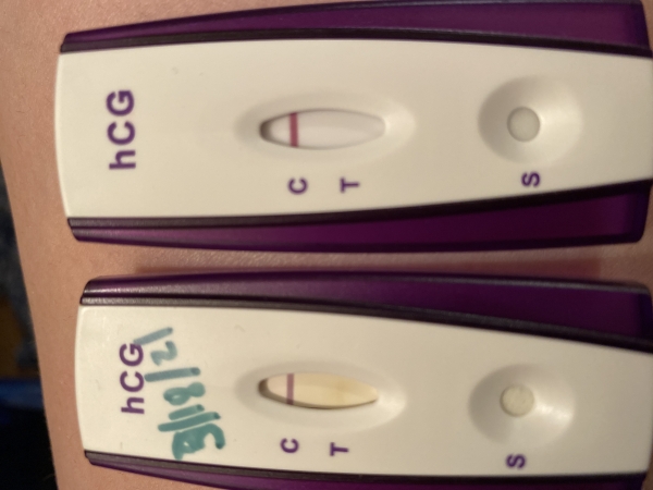 First Signal One Step Pregnancy Test, 14 Days Post Ovulation, Cycle Day 32