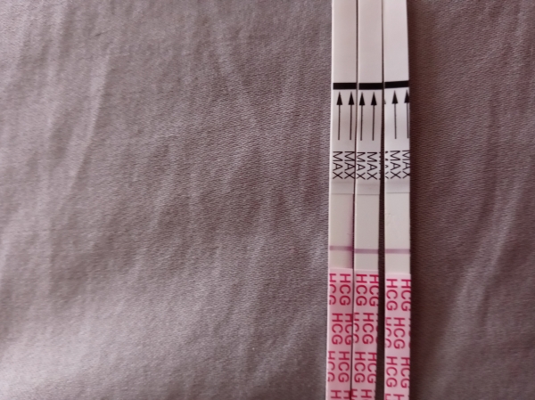 AccuMed Pregnancy Test, 10 Days Post Ovulation, FMU, Cycle Day 22