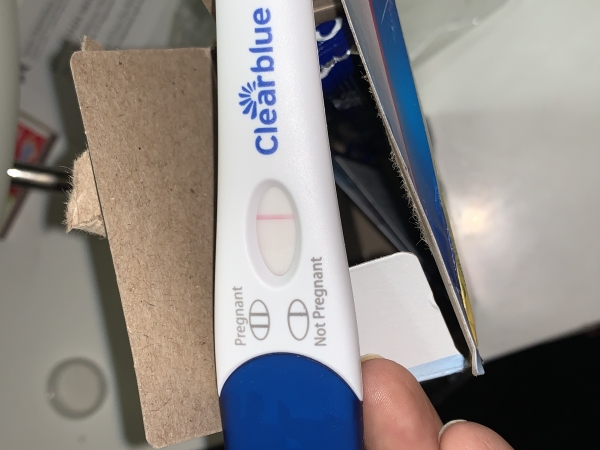 Clearblue Advanced Pregnancy Test, 8 Days Post Ovulation, FMU, Cycle Day 28