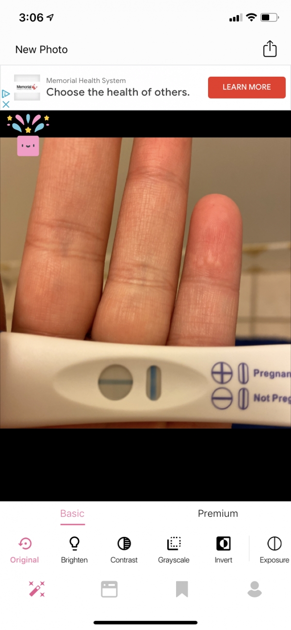 CVS One Step Pregnancy Test, 7 Days Post Ovulation