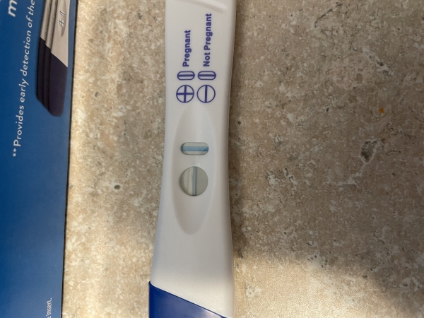 Walgreens One Step Pregnancy Test, 10 Days Post Ovulation