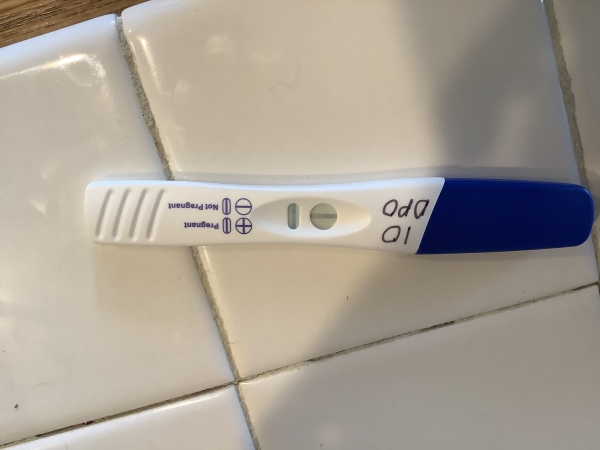CVS One Step Pregnancy Test, 10 Days Post Ovulation