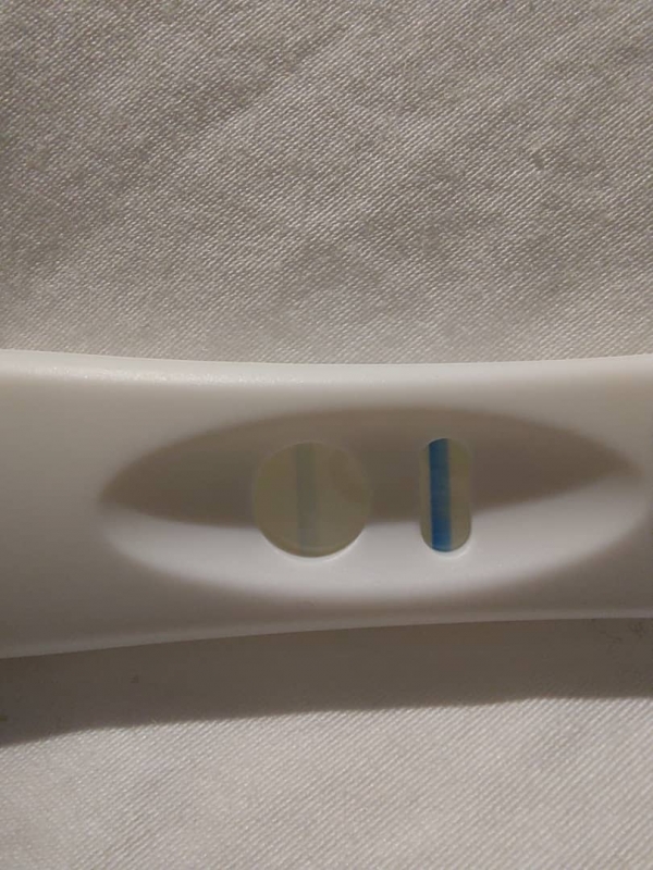 CVS Early Result Pregnancy Test, 12 Days Post Ovulation, FMU, Cycle Day 29