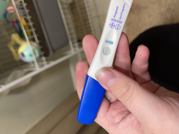 CVS One Step Pregnancy Test, 11 Days Post Ovulation, Cycle Day 27
