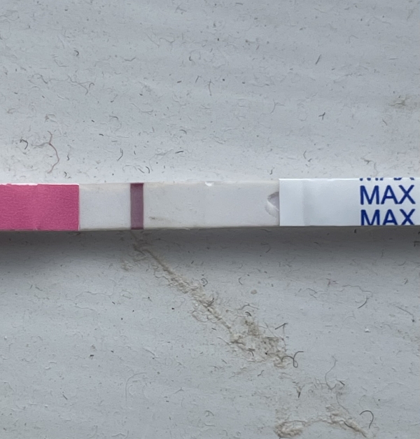 Clinical Guard Pregnancy Test, 10 Days Post Ovulation, Cycle Day 27