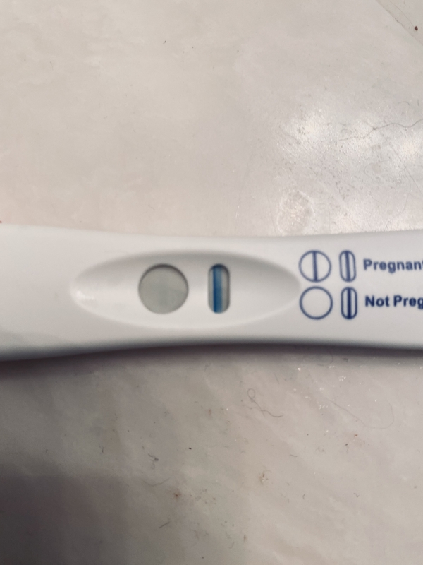 CVS Early Result Pregnancy Test, 8 Days Post Ovulation, Cycle Day 42