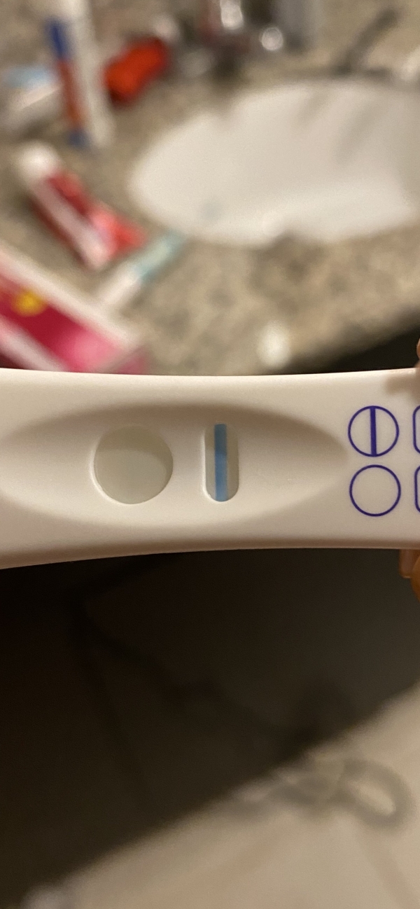CVS Early Result Pregnancy Test, 15 Days Post Ovulation, Cycle Day 28