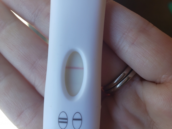 CVS Early Result Pregnancy Test, 12 Days Post Ovulation, Cycle Day 25