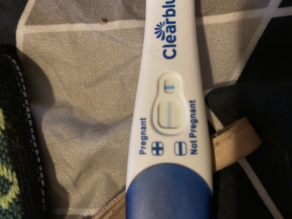Clearblue Plus Pregnancy Test, 12 Days Post Ovulation, Cycle Day 27