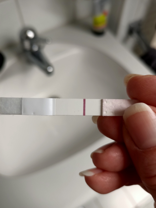 Generic Pregnancy Test, 8 Days Post Ovulation, FMU, Cycle Day 20