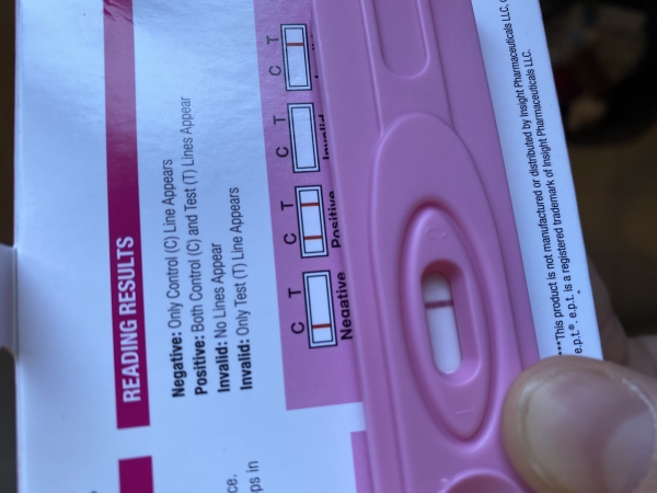 New Choice (Dollar Tree) Pregnancy Test, 6 Days Post Ovulation