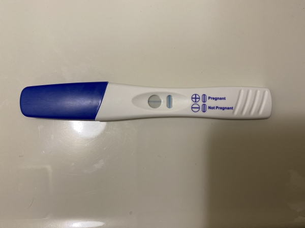 CVS One Step Pregnancy Test, 6 Days Post Ovulation, Cycle Day 18