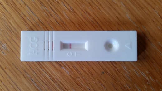 New Choice (Dollar Tree) Pregnancy Test, 10 Days Post Ovulation, Cycle Day 26