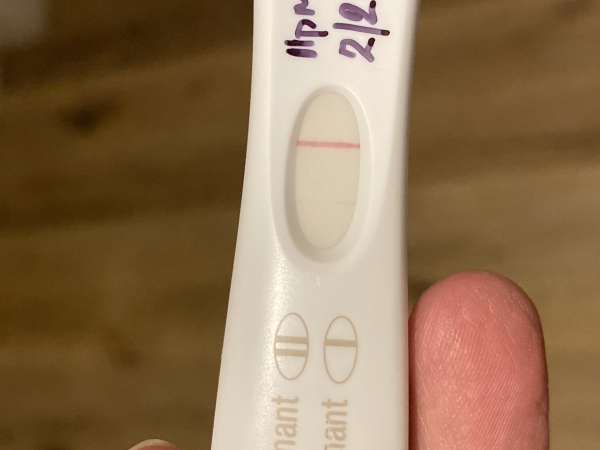 First Response Early Pregnancy Test, 7 Days Post Ovulation, Cycle Day 22