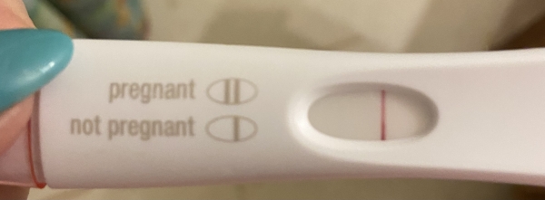 First Response Rapid Pregnancy Test, 16 Days Post Ovulation, FMU, Cycle Day 24