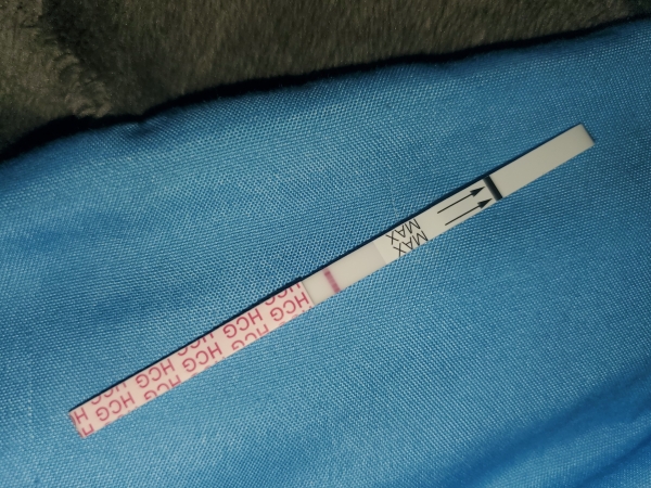 AccuMed Pregnancy Test, 8 Days Post Ovulation