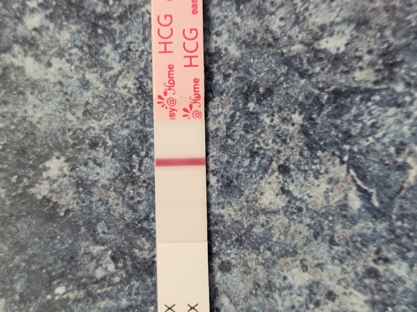 Easy-At-Home Pregnancy Test, 11 DPO, FMU