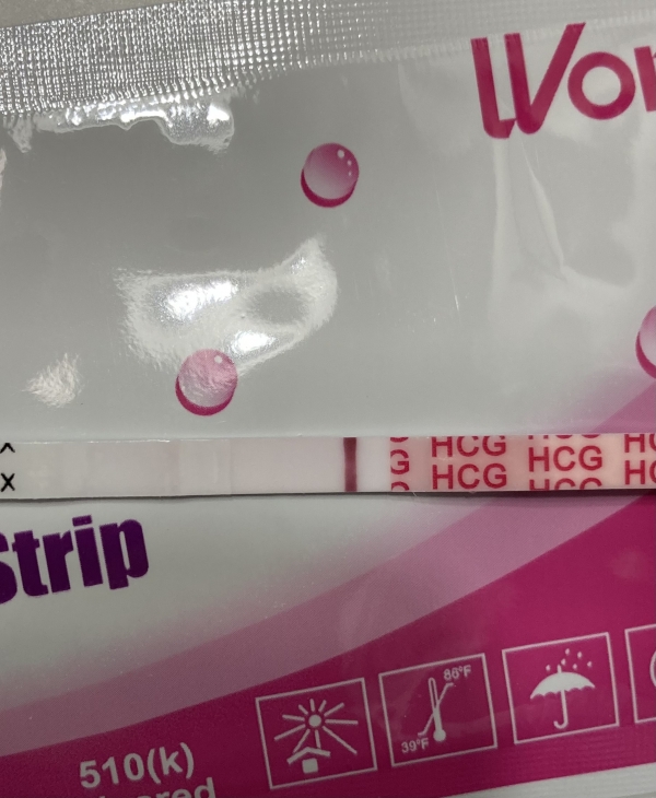 Home Pregnancy Test, 9 DPO, FMU
