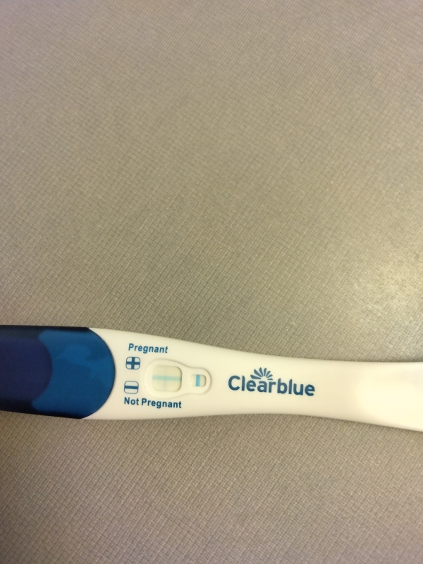 Clearblue Plus Pregnancy Test, 19 Days Post Ovulation, Cycle Day 45