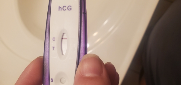 Equate Pregnancy Test, FMU, Cycle Day 31