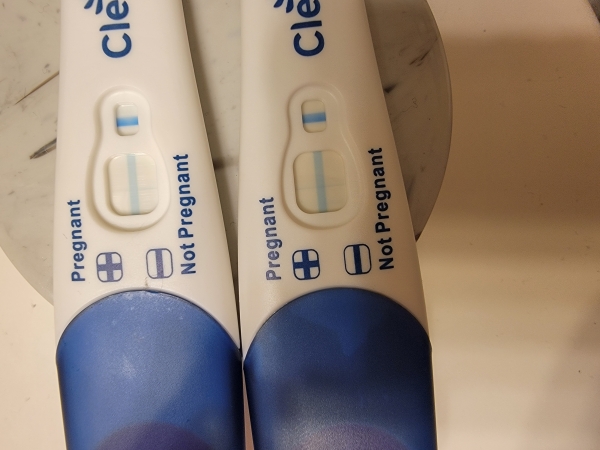 Clearblue Plus Pregnancy Test, 18 Days Post Ovulation, FMU, Cycle Day 33