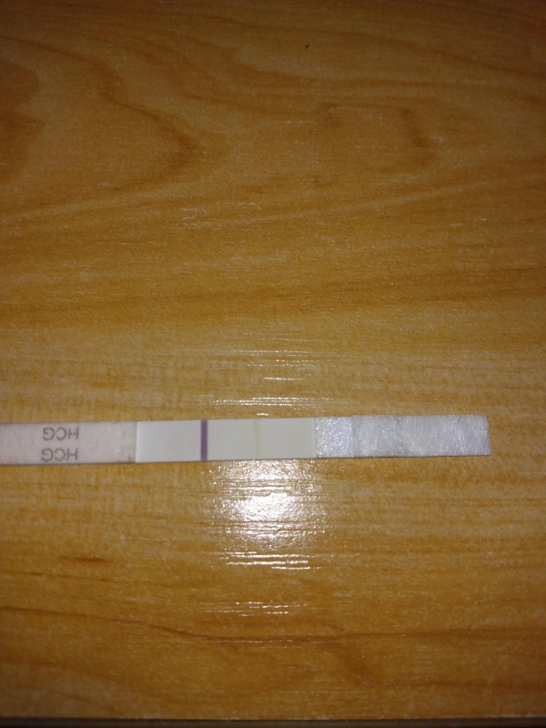 First Signal One Step Pregnancy Test, 7 Days Post Ovulation, Cycle Day 22