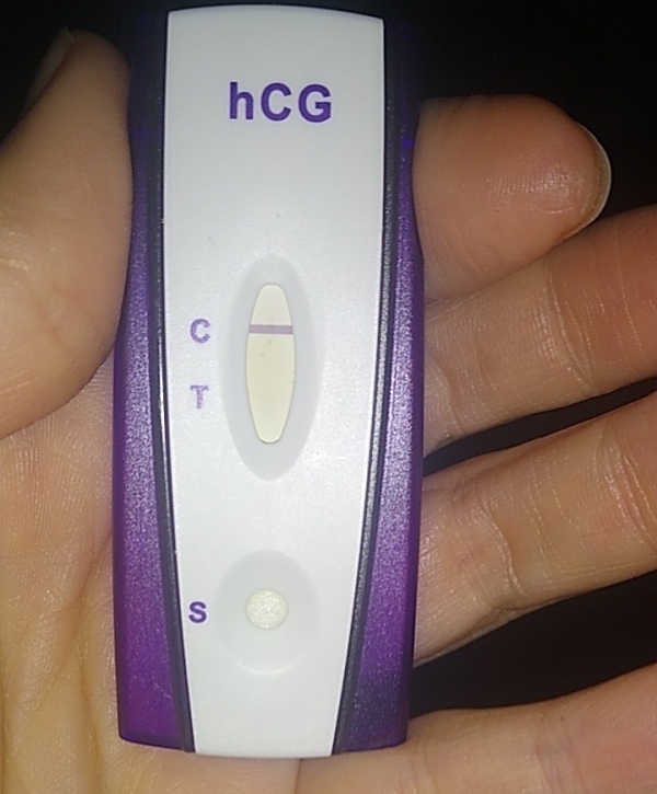 First Signal One Step Pregnancy Test, 6 Days Post Ovulation, Cycle Day 23
