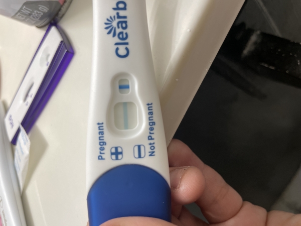 Clearblue Advanced Pregnancy Test, 15 Days Post Ovulation, Cycle Day 36