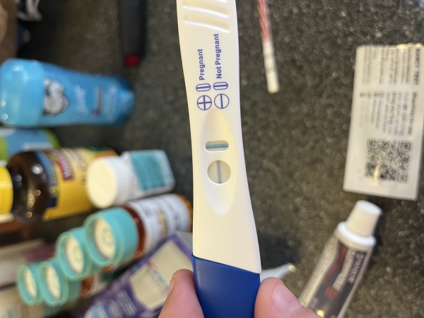 CVS One Step Pregnancy Test, 18 Days Post Ovulation