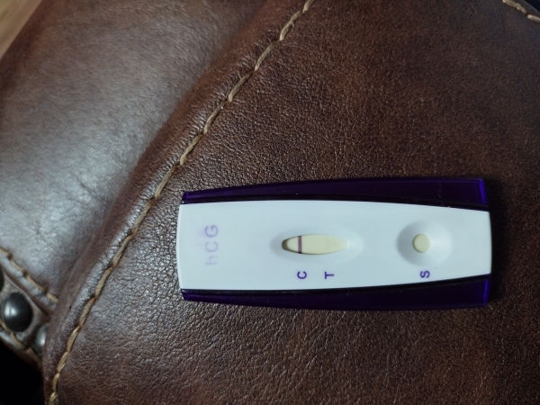 First Signal One Step Pregnancy Test, 17 DPO, FMU