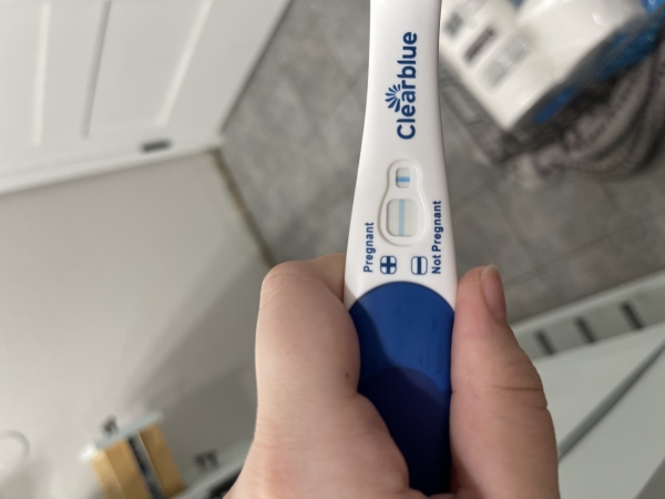 Clearblue Plus Pregnancy Test, 8 DPO, CD 29