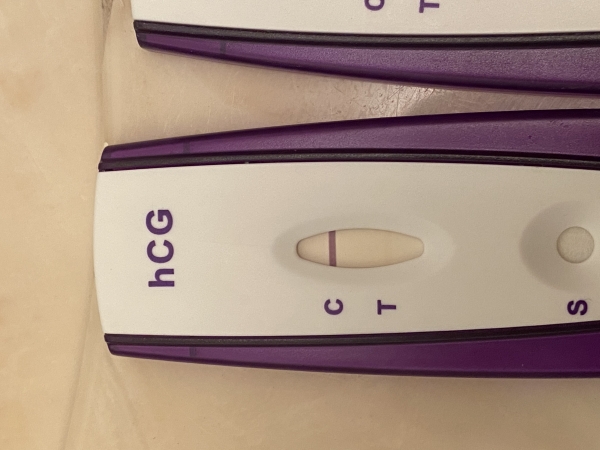 Generic Pregnancy Test, 13 Days Post Ovulation, FMU, Cycle Day 27