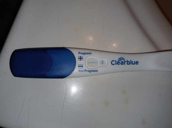 Clearblue Advanced Pregnancy Test, 8 Days Post Ovulation, FMU