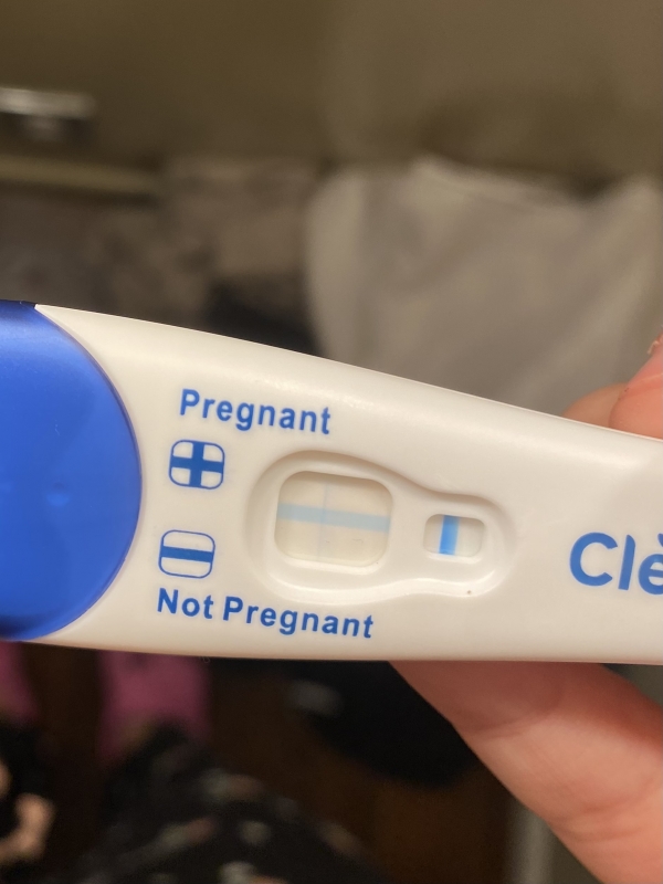 Clearblue Plus Pregnancy Test, Cycle Day 25