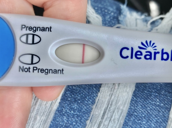 Clearblue Advanced Pregnancy Test, 10 Days Post Ovulation, Cycle Day 27