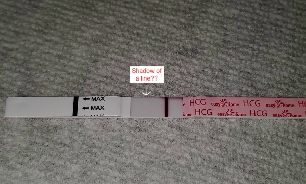 Easy-At-Home Pregnancy Test, 6 DPO