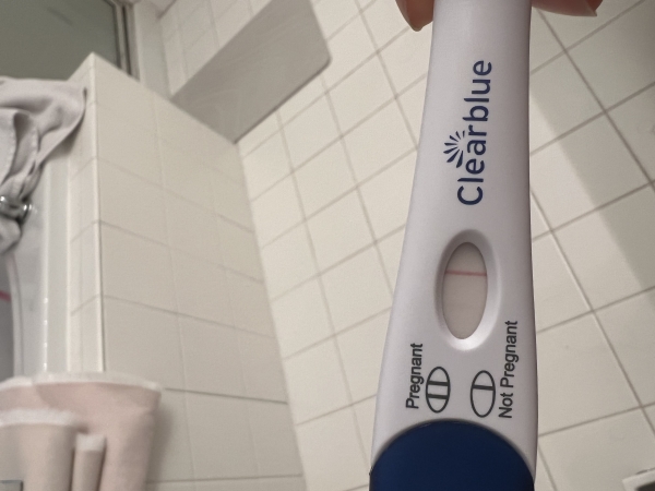 Clearblue Digital Pregnancy Test, 11 Days Post Ovulation, FMU, Cycle Day 27