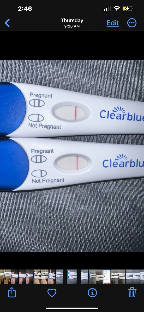 Clearblue Advanced Pregnancy Test, 9 Days Post Ovulation, FMU