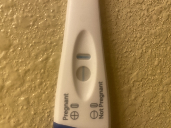 CVS Early Result Pregnancy Test, 11 Days Post Ovulation, FMU, Cycle Day 31