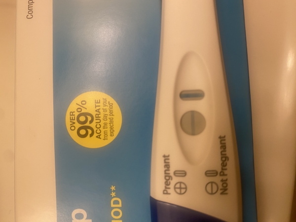 CVS One Step Pregnancy Test, 11 Days Post Ovulation, FMU, Cycle Day 31