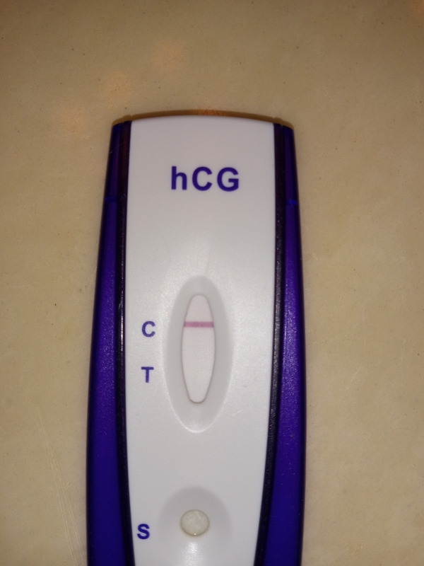New Choice (Dollar Tree) Pregnancy Test, Cycle Day 37