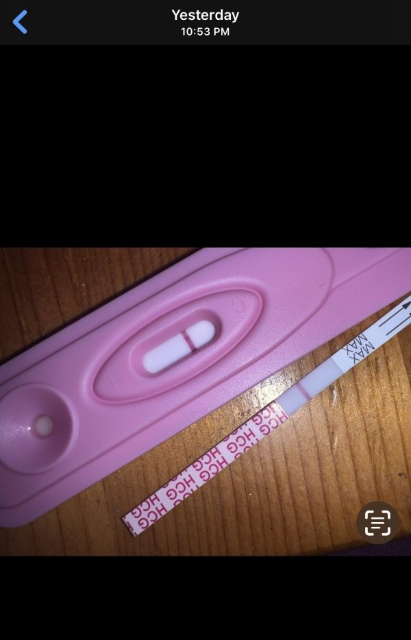 New Choice (Dollar Tree) Pregnancy Test, 8 DPO